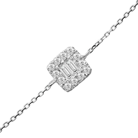 Bratara din aur cu diamante de 0.2ct